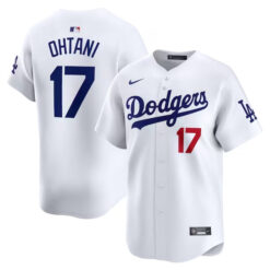 Alternative view of Shohei Ohtani LA Dodgers White Limited Stitched Jersey