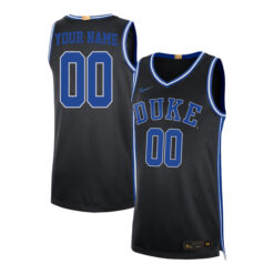 Alternative view of Duke Blue Devils Limited Custom Black Jersey - All Stitched