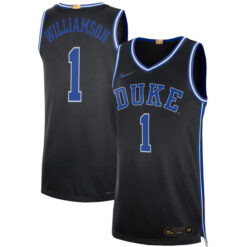Alternative view of Zion Williamson Duke Blue Devils Alumni Player Limited Custom Black Jersey - All Stitched