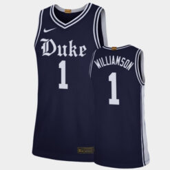 Alternative view of Zion Williamson Duke Blue Devils Alumni Player Limited Custom Alternate Navy Jersey - All Stitched