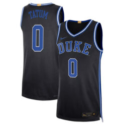 Alternative view of Jayson Tatum Duke Blue Devils Alumni Player Limited Custom Black Jersey - All Stitched