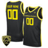 Oregon Ducks College Basketball Black Custom Jersey - All Stitched