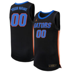 Alternative view of Florida Gators College Basketball Alumni Limited Black Custom Jersey - All Stitched