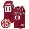 Arkansas Razorbacks College Basketball Alumni Commemorative Classic Retro Cardinal Custom Jersey - All Stitched