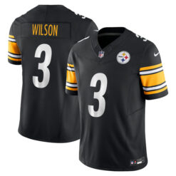 Russell Wilson Pittsburgh Steelers Black Vapor F.U.S.E Limited Jersey - All Stitched