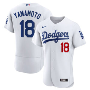 yoshinobu yamamoto dodgers white jersey