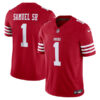 Deebo Samuel Sr. San Francisco 49ers Home Team Color Scarlet Vapor F.U.S.E Limited Jersey - All Stitched
