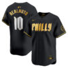 J.T. Realmuto Philadelphia Phillies 2024 Black Gold City Connect "Philly" Limited Jersey - All Stitched