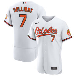 Jackson Holliday Baltimore Orioles White Home Jersey - All Stitched