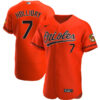Jackson Holliday Baltimore Orioles Orange Alternate Jersey - All Stitched