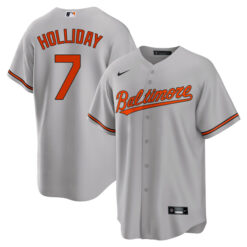 Alternative view of Jackson Holliday Baltimore Orioles Gray Road Jersey - All Stitched
