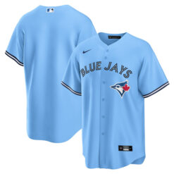 Alternative view of Toronto Blue Jays Powder Blue Team Jersey - All Stitched
