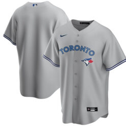 Alternative view of Toronto Blue Jays Gray Team Jersey - All Stitched