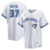 Joey Votto Toronto Blue Jays Cooperstown Collection White Jersey - All Stitched