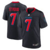 CJ Stroud Houston Texans 2nd Navy Game Jersey - All Stitched