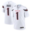Stefon Diggs Houston Texans White Game Jersey - All Stitched