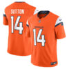 Courtland Sutton Denver Broncos Orange Vapor F.U.S.E Limited Jersey - All Stitched