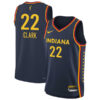 Caitlin Clark Indiana Fever Navy Explorer Edition Jersey - All Stitched