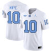 Drake Maye UNC College Football Game Stitched Jersey - White