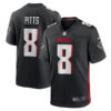 Kyle Pitts Atlanta Falcons Black Game Jersey - All Stitched