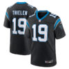 Adam Thielen Carolina Panthers Black Game Jersey - All Stitched