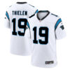 Adam Thielen Carolina Panthers White Game Jersey - All Stitched