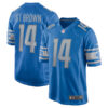 Amon-Ra St. Detroit Lions 2023 Blue Game Stitched Jersey
