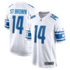 Amon-Ra St. Detroit Lions 2023 White Game Stitched Jersey
