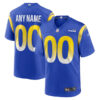 Los Angeles Rams Royal Game Custom Jersey - All Stitched