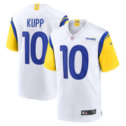 Cooper Kupp Los Angeles Rams White Game Jersey - All Stitched