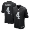 Aidan O'Connell Las Vegas Raiders Black Game Stitched Jersey