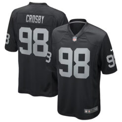 Maxx Crosby Las Vegas Raiders Black Game Jersey - All Stitched