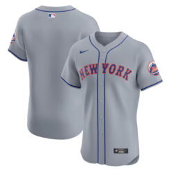 New York Mets Gray Vapor Premier Elite Jersey - All Stitched