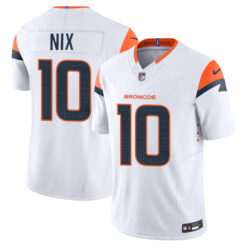 bo nix denver broncos vapor fuse limited jersey white