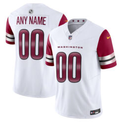 Washington Commanders White Vapor F.U.S.E Limited Stitched Custom Jersey