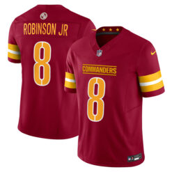 brian robinson jr washington commanders vapor fuse limited jersey all stitched burgundy