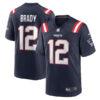 Tom Brady New England Patriots Retired Game Stitched Jersey - Navy