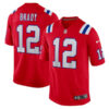 Tom Brady New England Patriots Retired Game Stitched Jersey - Red