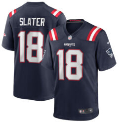 Matthew Slater New England Patriots Game Stitched Jersey - Navy