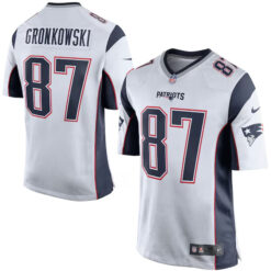 Rob Gronkowski New England Patriots Game Stitched Jersey - White