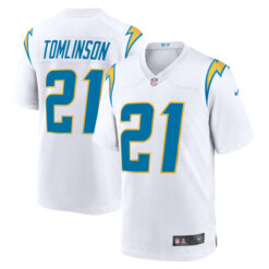 LaDainian Tomlinson 21 Los Angeles Chargers Stitched Jersey - White