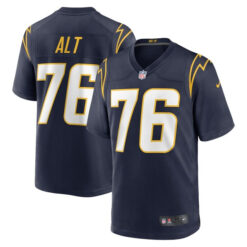 Joe Alt 76 Los Angeles Chargers Stitched Jersey - Navy