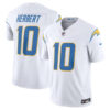 Justin Herbert Los Angeles Chargers Stitched Vapor F.U.S.E Limited Jersey - White