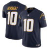 Justin Herbert Los Angeles Chargers Stitched Vapor F.U.S.E Limited Jersey - Navy