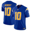 Justin Herbert Los Angeles Chargers Stitched Vapor F.U.S.E Limited Jersey - Royal
