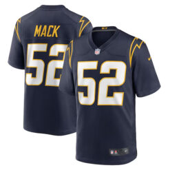 Khalil Mack Los Angeles Chargers Stitched Jersey - Navy