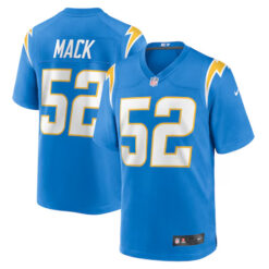 Khalil Mack Los Angeles Chargers Stitched Jersey - Powder Blue