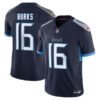 treylon burks tennessee titans navy vapor f.u.s.e limited jersey stitched