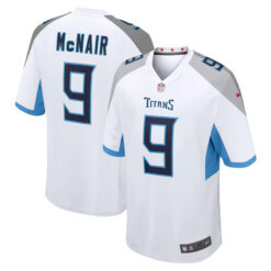 Steve McNair Tennessee Titans Stitched Game Jersey - White