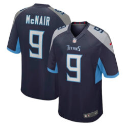 steve mcnair tennesee titans throwback jersey navy stitched